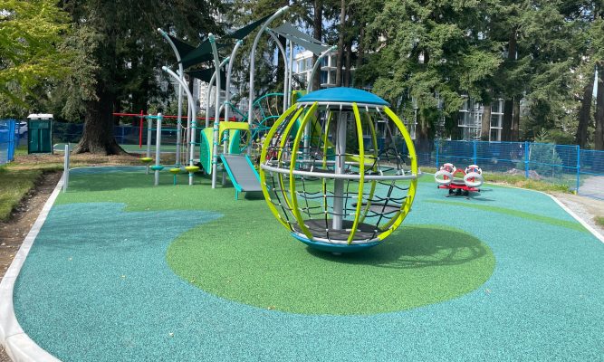 Lobley Park Playground Recycled BC Tires