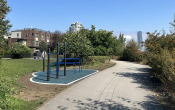 New Westminster’s Komagata Maru Trail Fitness Circuit - Station 1